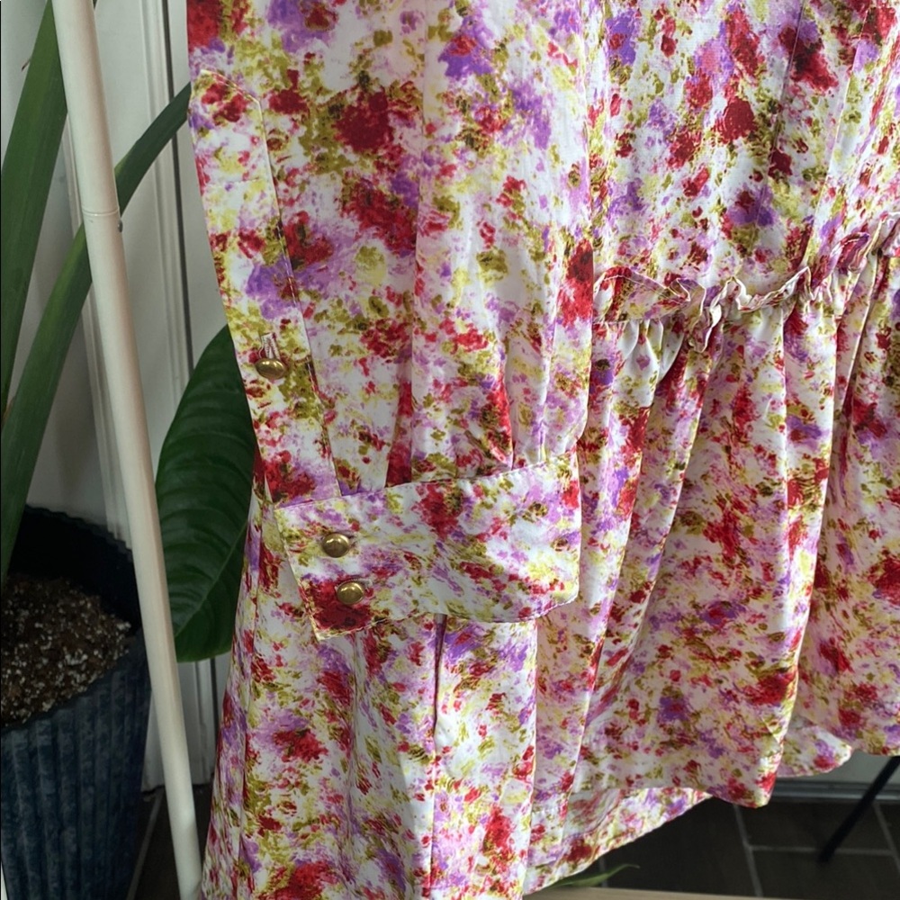 Philosophy Floral Blouse Dress - Picture 5 of 7